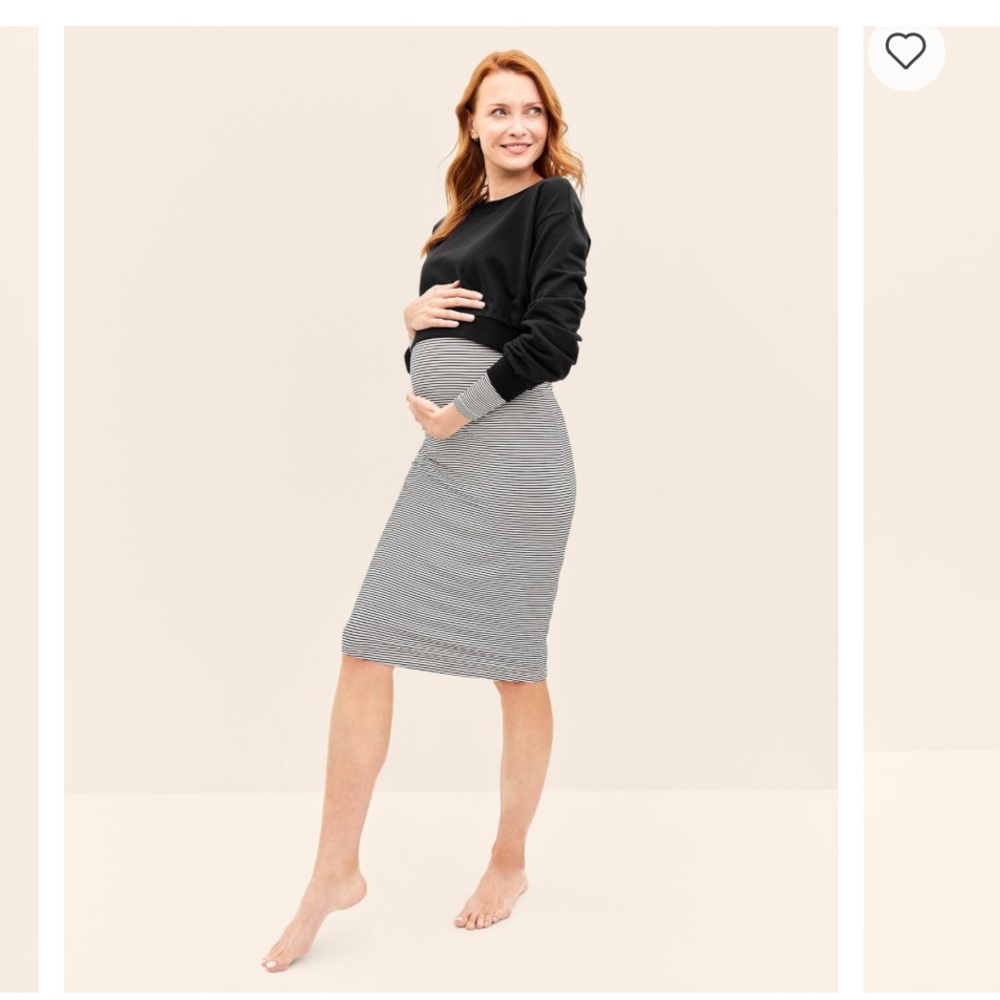 NWT stripped dress with cropped sweatshirt